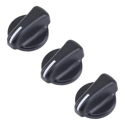 DUNSIHUI 3Pcs AC Heater Climate Control Blower Fan Knob Switch 5011218AC Compatible with Ram 1500 Ram 2500 Ram 3500 Van Wrangler