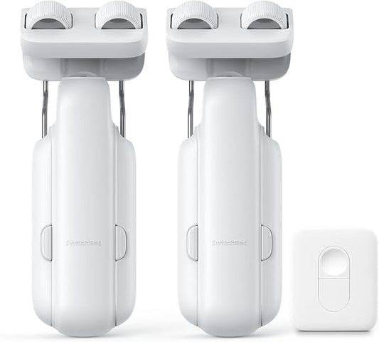 2025 Automatic Curtain Opener 3 Rod with Remote, Bluetooth Remote Control Smart Curtain, WiFi & App Control, Add Hub to Compatible with Alexa, Google Home, HomeKit