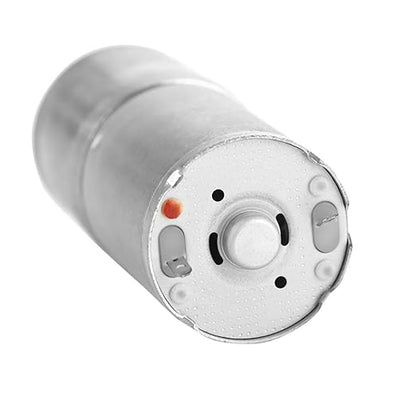 25mm DC 12V 25GA-370 Metal Gear Motor Low Speed for Electronic Locks Robots Electric Curtains Doors Mixers Monitoring Equipment Pet Feeders