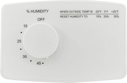 Dicsley 4655 Manual Humidistat Digital Control Humidistat for Whole House Humidifier, Duct or Wall Mounted Humidifier,24VAC