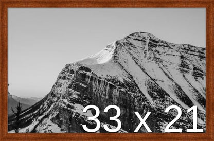 Frame It Easy 33 x 21 Russet Wood Frame (Derby)