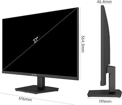 KTC 27 Inch 4K UHD Computer Monitor, IPS 3840×2160 Monitor with HDR400, DCI-P3 95%, 1.07 Billion Colors, HDMI DisplayPort, 60Hz PC Monitor, H27P27