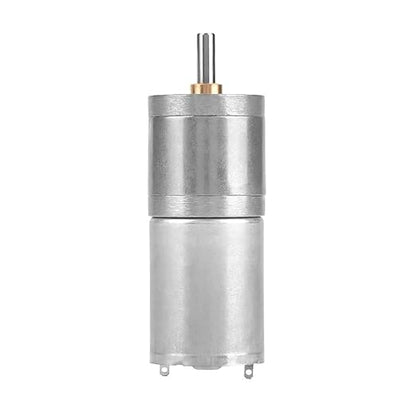 25mm DC 12V 25GA-370 Metal Gear Motor for Electronic Locks Robots Electric Curtains Low Speed High Quiet Construction Pure Copper Coil