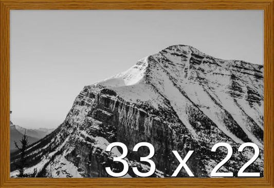 Frame It Easy 33 x 22 Hazel Wood Frame (Derby)