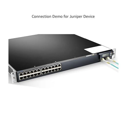 OPSTRAN 10GBASE-SR SFP+ Optical Transceiver Module Compatible with Juniper QFX-SFP-10GE-SR EX-SFP-10GE-SR SRX-SFP-10GE-SR 10Gbps 850nm 300m DDM Duplex LC MMF 4 Pack