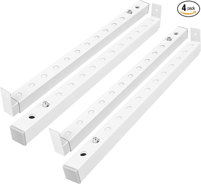 ZhouDaShu Adjustable Window Security Bars (Steel), Window Locks Bars Inside for Prevent Burglary, Window Stoppers for Vertical/Sliding Windows, Window Safety Bars Extends from 16.3-29.3 in(4 pcs)