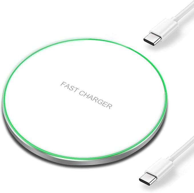 20W Fast Wireless Charger Pad,Wireless Phone Charging Station Compatible with iPhone 16/15/14/13/12/11/SE/X/AirPods,Fast Charge for Samsung Galaxy S25/S24/S23/S22/Note/Buds/Buds +,Pixel,LG