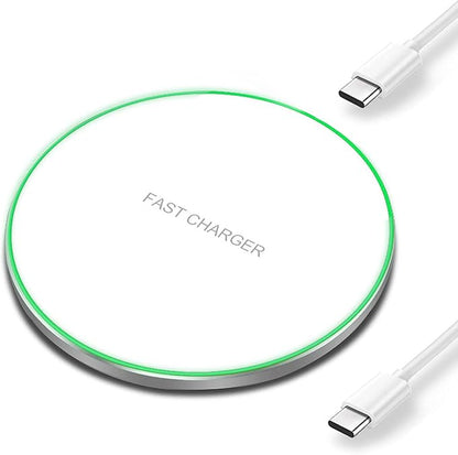 20W Fast Wireless Charger Pad,Wireless Phone Charging Station Compatible with iPhone 16/15/14/13/12/11/SE/X/AirPods,Fast Charge for Samsung Galaxy S25/S24/S23/S22/Note/Buds/Buds +,Pixel,LG