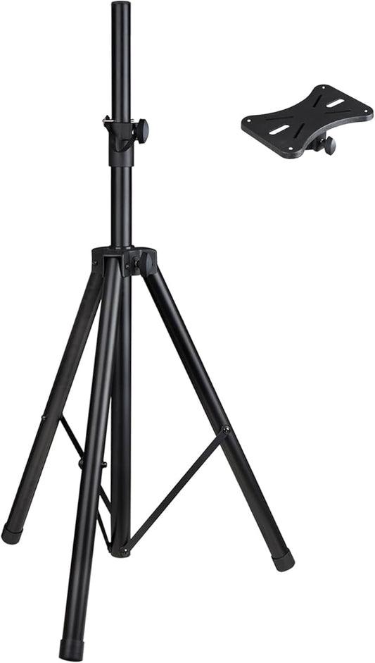 Howonder Speakers Stands,PA Speaker Stand,Speaker Tripod Stand,Adjustable Height from 40 to 66 Inches,Hold up to 110lbs,HD-100 (1 Packs,Black)
