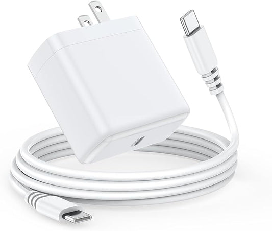 65W Super Fast Charger Type C for Samsung Galaxy S25 Ultra S25 FE Edge S24 Ultra FE S23 A17 A16 Z Fold Flip 7 6, Moto Edge 70 60 Stylus Fusion Razr, USB C Fast Charging Block & 6ft Type C Charge Cable