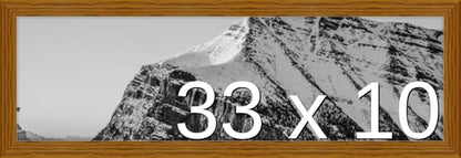 Frame It Easy 33 x 10 Hazel Wood Frame (Derby)