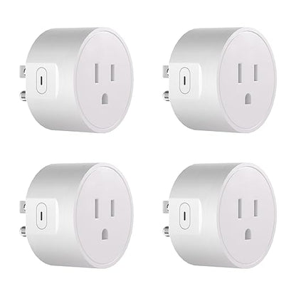SONOFF Matter Smart Plug S41s, 15A 1800W Max, Remote & Voice Control via Alexa/Google Home, ETL Certified, Timer Outlet, Matter-Compatible with Alexa, SmartThings, Google, and HomeKit (4-Pack)