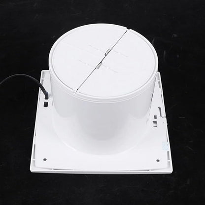 Verizcc Exhaust Fan Extractor, Ventilation Fan Bathroom Garage Exhaust for Kitchen, Bathroom, Bedroom, Low Noise and Energy Saving Waterproof, White