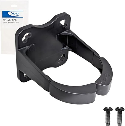 ICC 3” Plastic Cable Management Ring, Vertical/Horizontal, Rack or Wall Mount, Pack of 1 – Cable Organizer for Network Racks and Structured Cabling