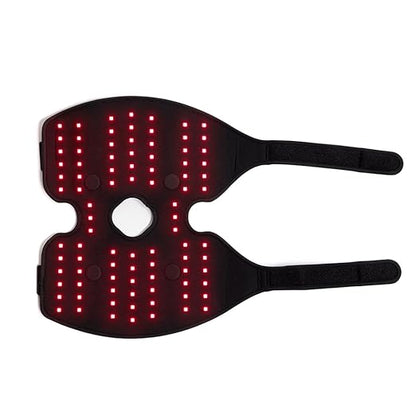 Fringe Red Light Therapy for Body, with Vibration Massage, Use Anywhere, Knee, Elbow, Foot, Hand & Ankle, Both Red 660nm and Infrared 850nm, 360 LED Lights, Sports Recovery