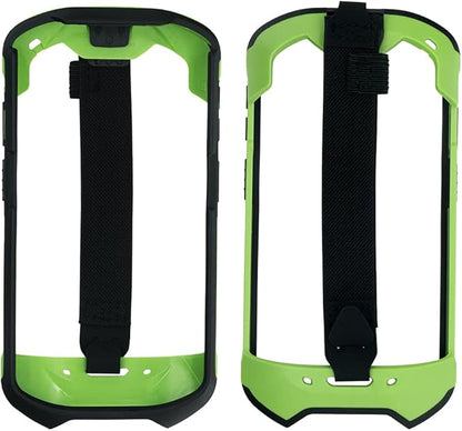 IYOUBOL Protective Cover Bumper Case Rugged Boot with Hand Strap for Zebra TC51 TC510K TC52 TC56 TC57 (Green)