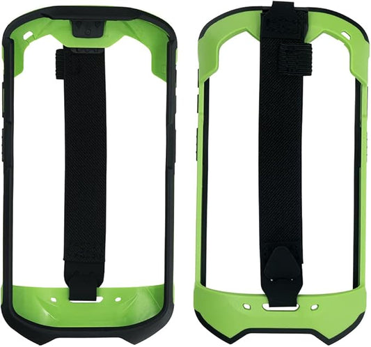 IYOUBOL Protective Cover Bumper Case Rugged Boot with Hand Strap for Zebra TC51 TC510K TC52 TC56 TC57 (Green)