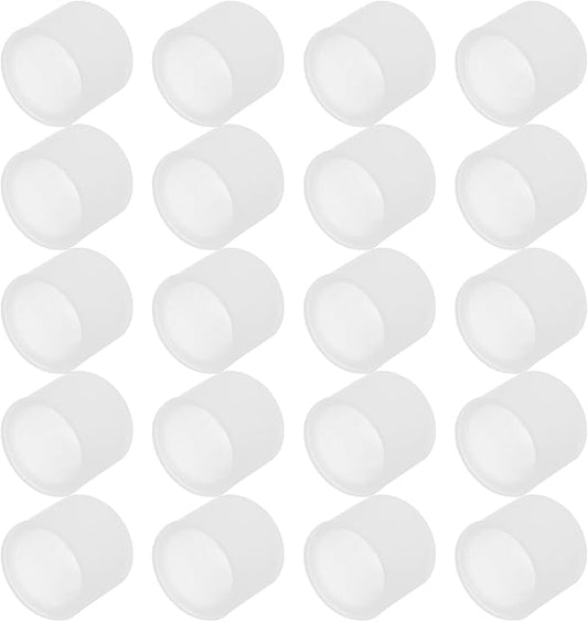 PATIKIL RCA Anti Dust Plug Dustproof Cover, 5pcs 0.4"/10mm Port Stopper Protector Silicone RCA Female Connector for TV Speaker Set-Top Boxes DVD Players Projectors, Clear