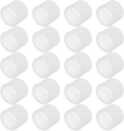 PATIKIL RCA Anti Dust Plug Dustproof Cover, 10pcs 0.4"/10mm Port Stopper Protector Silicone RCA Female Connector for TV Speaker Set-Top Boxes DVD Players Projectors, Clear