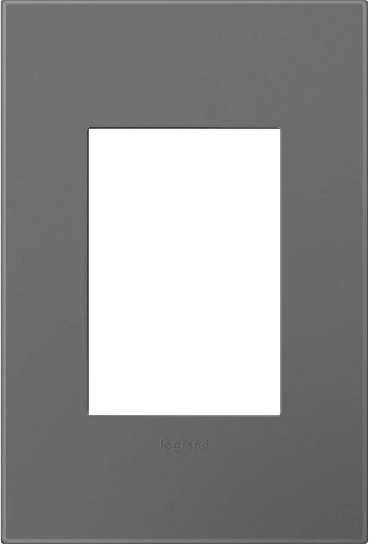 Legrand adorne Magnesium, 1-Gang + Wall plate, AWP1G3MG4