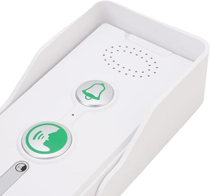 Heayzoki 2 Way Voice Intercom, IP54 Water Proof Wireless Intercomunicador with 5 Adjustable Volume Levels 1000mAh Battery, 1640ft Range Indoor Outdoor System for Home Office