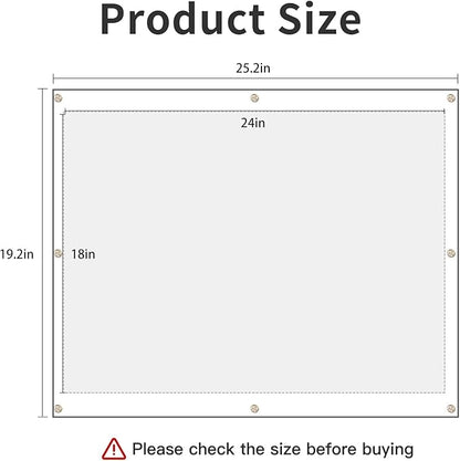 Kalami 18x24 Picture Frame Wall Mount Self Adhesive, Clear Acrylic No Drill Floating Frameless Poster Frame for Family Photo Oil Paintings Maps or Other Artworks, Full Frame Size 21x25