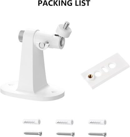 Adjustable Wall Mount for Spotlight Cam Plus/Pro (Battery) and Stick Up Cam/Pro (Battery), 360° Swivel Mounting Bracket for Indoor and Outdoor Use, White