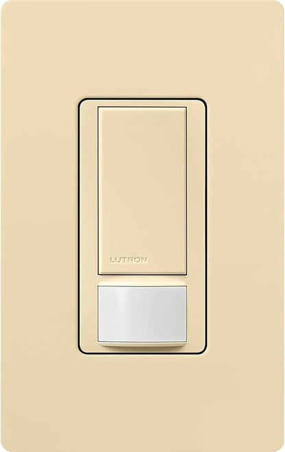 Lutron Maestro Motion Sensor Light Switch Indoor for Bathroom, Garage, Laundry Room, Closet, Occupancy Sensor Light Switch, Single-Pole, No Neutral, MS-OPS5M-IV