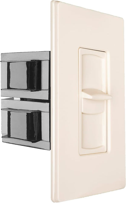OSD 300W Sleek, Modern, Minimalist Design in Wall Volume Control, Slider Almond Impedance Matching SLS300