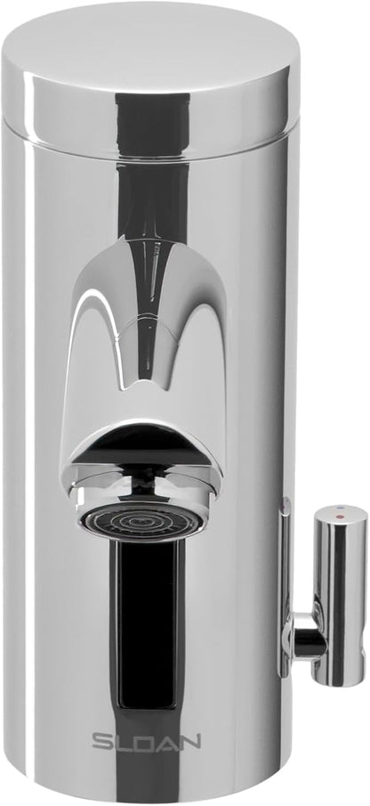 Sloan Optima EAF-200 Sensor Activated Touch-Free Faucet, Commercial Grade w/Mounting Hardware & Integrated Side Mixer - 0.5 GPM Bluetooth Hardwired Deck-Mounted Mid Body, Polished Chrome, 3335051