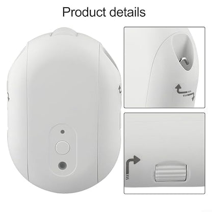 Smart Home Curtain Control For Tuya 5.0 Electric Motor Driver For I & U Track Roman Rod Curtains App Light Sensor Control Easy Install Type-C Rechargeable White(l&U Rod)
