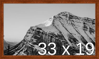 Frame It Easy 33 x 19 Russet Wood Frame (Derby)