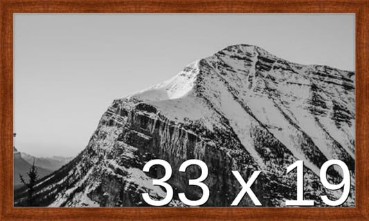 Frame It Easy 33 x 19 Russet Wood Frame (Derby)