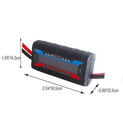 Proshopping 300A High Precision Watt Meter, DC 0-60V Power Energy Meter Voltage Amp Tester with LCD Backlight Screen for RC, Solar, Ebike