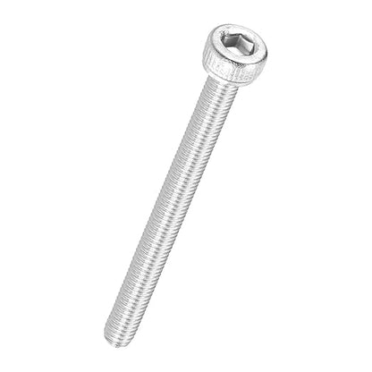 Kozelo 100pcs Socket Head Cap Screws - [M3-0.5 x 35mm] 304 Stainless Steel Allen Socket Drive for Electrical Motor 3D Printing Fan Engine Replacement Use, Silver