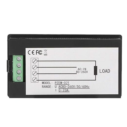 PZEM-021 LCD Display Digital AC Voltage Current Power Energy Meter - Accurate Measurement Tool for Home and Office Use