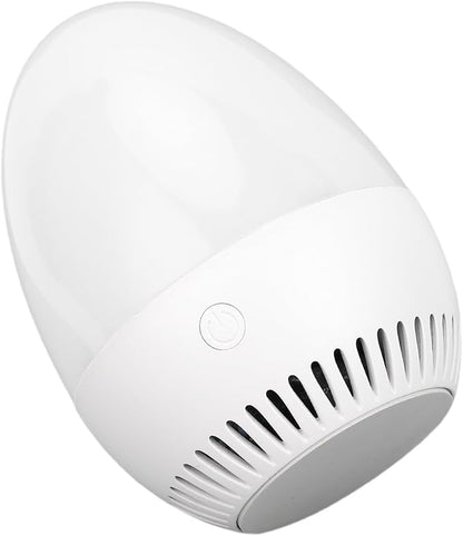 Smart CO2 Detector Air Quality Meter with WiFi Connectivity NDIR Sensor Real Time Monitoring for Home Office Indoor Spaces USB Rechargeable Egg Shaped Design