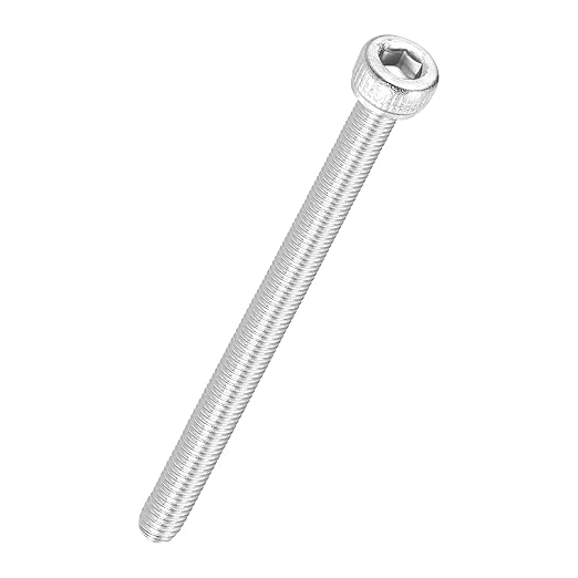 Kozelo 100pcs Socket Head Cap Screws - [M3-0.5 x 45mm] 304 Stainless Steel Allen Socket Drive for Electrical Motor 3D Printing Fan Engine Replacement Use, Silver