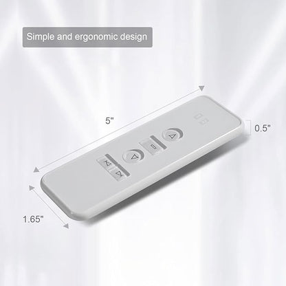 Sortfle AC123-022 Channel Wireless RF433.92 Controller Traansmitter Remote, Working for Electric Blinds