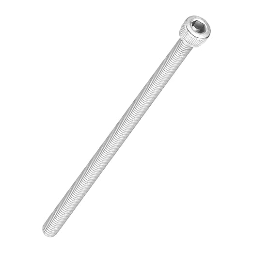 Kozelo 4pcs Socket Head Cap Screws - [M5-0.8 x 120mm] 304 Stainless Steel Allen Socket Drive for Electrical Motor 3D Printing Fan Engine Replacement Use, Silver