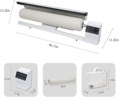 Rotary Roller Iron Steam Press Hotel Linen Ironing Machine with Continuous Steam for Commercial and Home Use. Designed for Bed Sheet,Pillowslip,Napkin, And Almost Any Flat, Appropriately Sized Textile