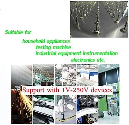 VONVOFF Toggle Switch,ON/Off SPST with Pre-soldered Wires,3v/5v/12v/24v/72v/110v/220v/240v/ Mini Toggle Switches for car,Truck, Light,Test Machine,Industrial Equipment.3 Pins 2Positions,10pcs (Red)