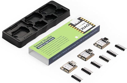XIAO ESP32C6 3PCS Pack - 2.4GHz Wi-Fi 6, BLE 5.0, Zigbee, Matter, Thread, onboard Antenna and External Antenna Interface
