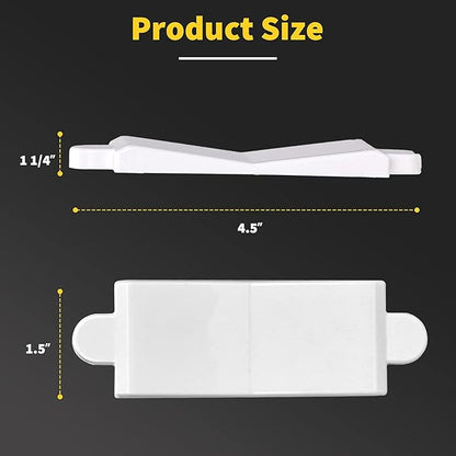 Magnetic Light Switch Guard Cover- PSZEZNZ Light Switch Outlet Covers for Flat Modern Wall Switches-Child Safety Protection(White,4 Piece)