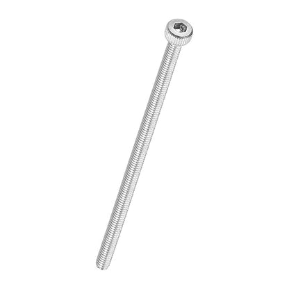 Kozelo 10pcs Socket Head Cap Screws - [M2-0.4 x 45mm] 304 Stainless Steel Allen Socket Drive for Electrical Motor 3D Printing Fan Engine Replacement Use, Silver