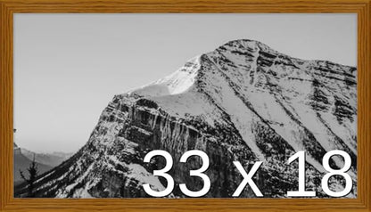 Frame It Easy 33 x 18 Hazel Wood Frame (Derby)