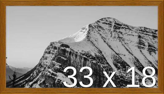 Frame It Easy 33 x 18 Hazel Wood Frame (Derby)