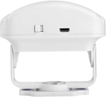 HENDUN Add -on Motion Sensor, Extra Transmitter for Receiver, Wireless Door Chime PIR Detector, Sensor Alarm, Shop Visitor Chime for Shopkeeper