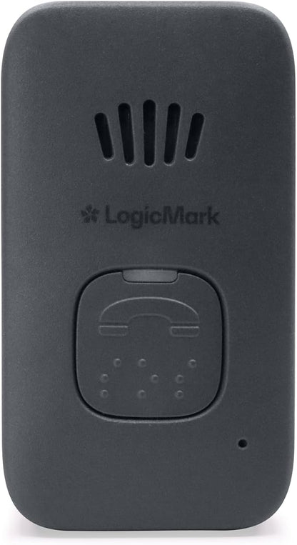 LogicMark Freedom Alert Mini, Home Medical Alert System for Seniors and Elderly, Wearable Mobile Device, 2-Way Calling, GPS, Fall Detection, Subscription Based