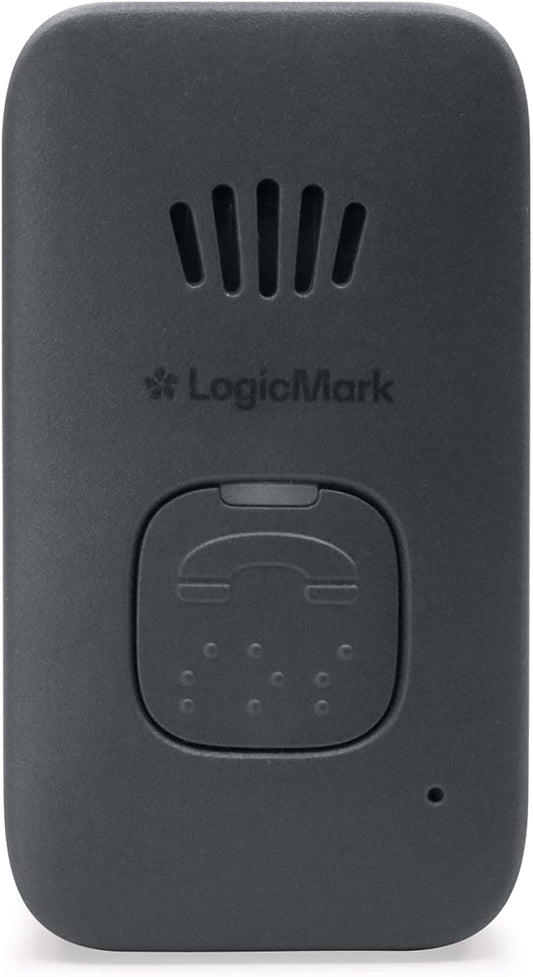 LogicMark Freedom Alert Mini, Home Medical Alert System for Seniors and Elderly, Wearable Mobile Device, 2-Way Calling, GPS, Fall Detection, Subscription Based